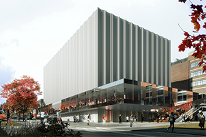 PAC building rendering by REX Architecture